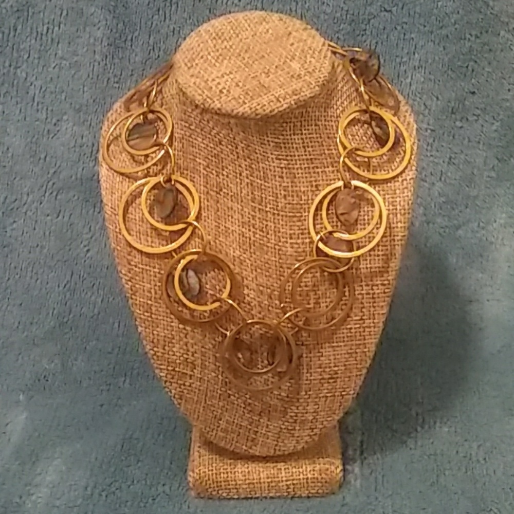 Abalone Circle Necklace